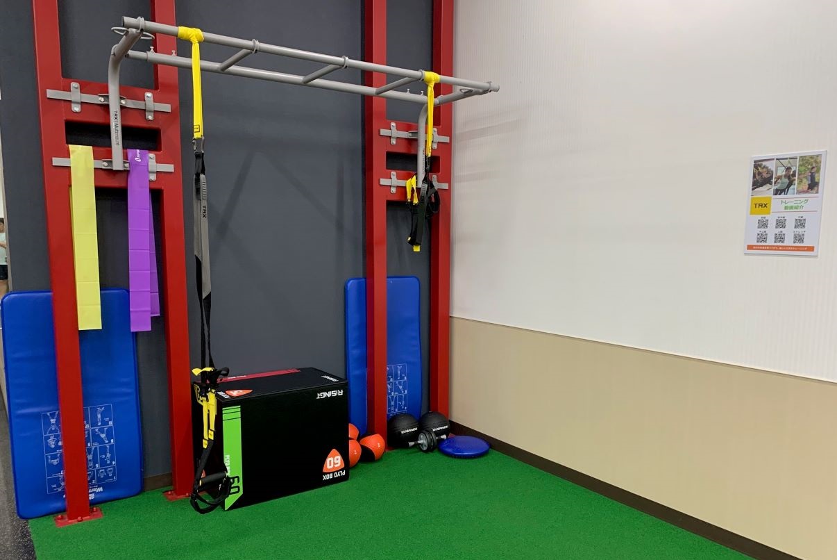 【アイテム追加!!】TRX（マルチトレーニングアイテム）・プライオボックス・メディシンボールなど