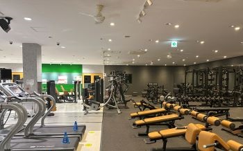 ＜ミッドナイトモーニング＞おしゃれな間接照明を設置!!夜のトレーニングの楽しさ倍増。