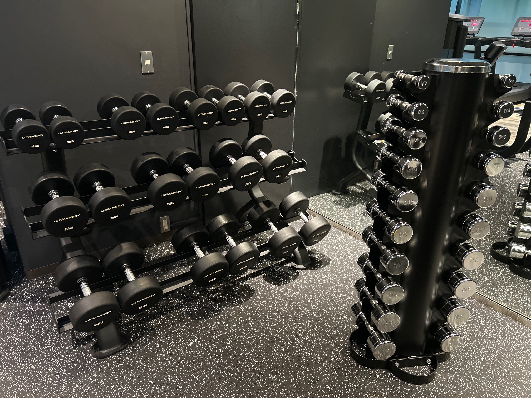 【ダンベル】様々なフリーウェイトトレーニングが可能です！（ダンベル1～30kg完備）