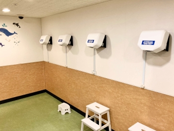 壁掛けドライヤースペース