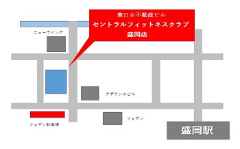 クラブへの行き方（周辺地図）