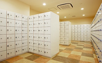 【契約ロッカー（有料）】シューズやシャンプーを置いておける個人契約ロッカー！月々1,100円～